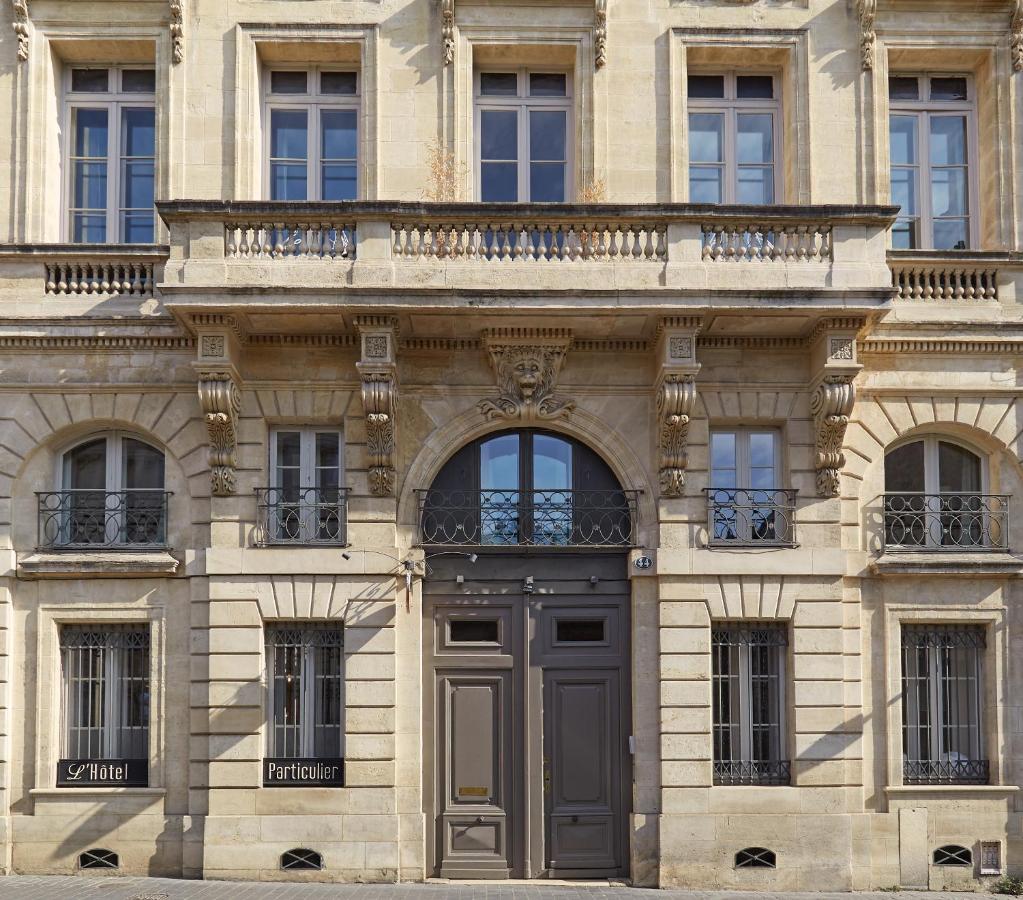 L'Hotel Particulier Bordeaux Exterior photo